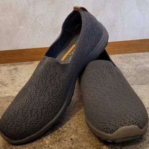Sketchers Women's Charcoal Slip-ons Size 7.5